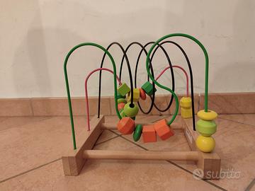 BEAD MAZE ROLLER COASTER GIOCATTOLI EDUCATIVI GIOCHI DI LEGNO BAMBINI