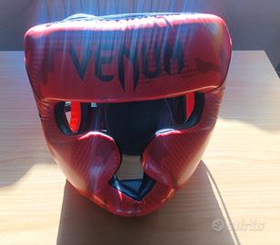 Casco Boxe Venum Elite Headgear Rosso/Nero