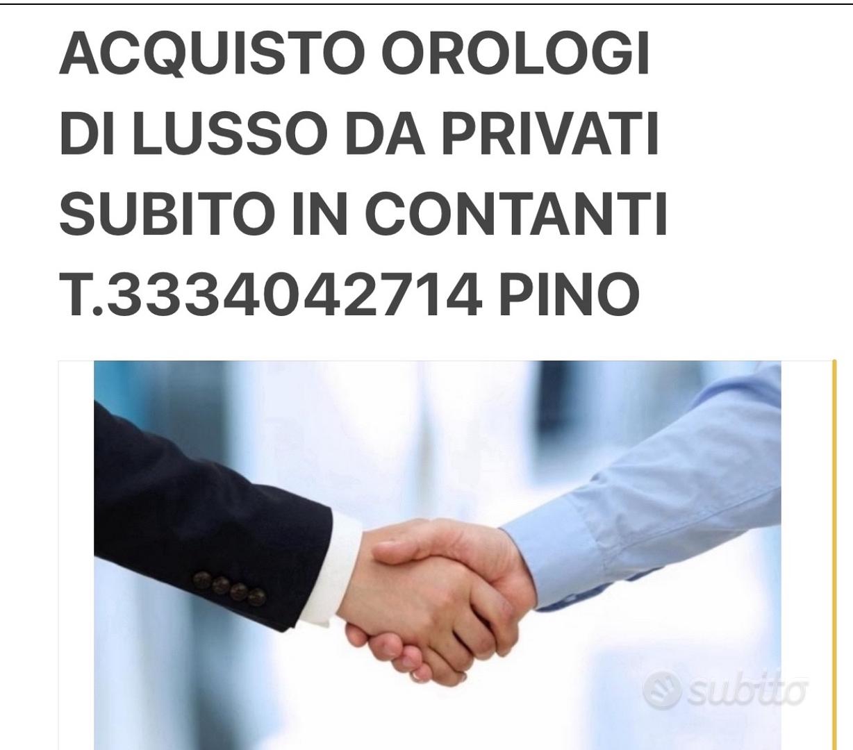 Acquisto orologi in contanti hotsell