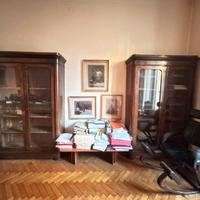 Coppia vetrine librerie gemelle  antiquariato 800