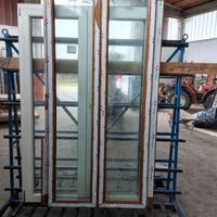 Finestra in PVC  grandi dimensioni colore legno