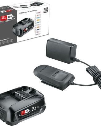 Bosch Batteria da 18 V e caricatore da 2,5 Ah