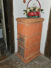 Vecchi stufa in cotto