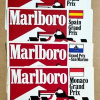 Adesivi Marlboro - serie completa F1 1986