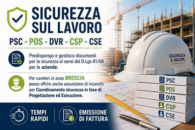 Sicurezza sul lavoro PSC-POS-DVR-CSP-CSE