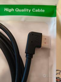 cavo displayport 90 gradi shinysnake nuovo