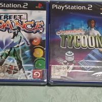 PLAYSTATION 2 giochi STREET DANCE e CHEMIST TYCOON