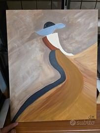 Quadro moderno originale 50x40 cm – Acrilico su te