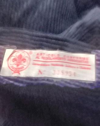 Gonna pantalone blu