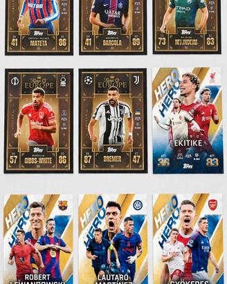 40 CARTE MATCH ATTAX 