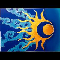 quadro acrilico 50x70 completo di cornice 