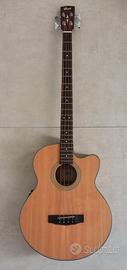 Basso acustico Cort SJB5F NS (amplificabile)