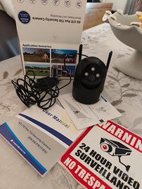 4G Pan tilt security camera 