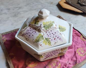 Ceramica Bassano portagioie vintage anni '80