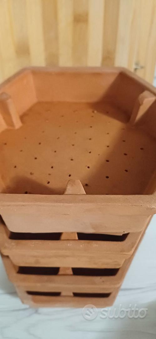 Germogliatore In Terracotta Geo TZZ0933 Terradisiena - Made In Italy, Con Funzione Day/Night, 3 Ripiani - Foto 14