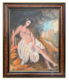 Dipinto Nudo di donna con cornice  Misura 42x53