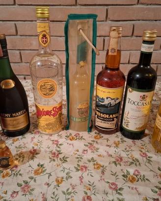 Lotto liquori e distillati vintage