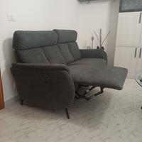 Divano 3 posti con seduta relax elettrica