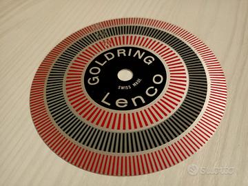 GOLDRING Lenco disco strobo SWISS MADE two-tones