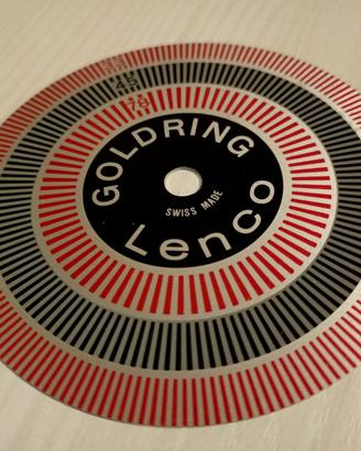GOLDRING Lenco disco strobo SWISS MADE two-tones