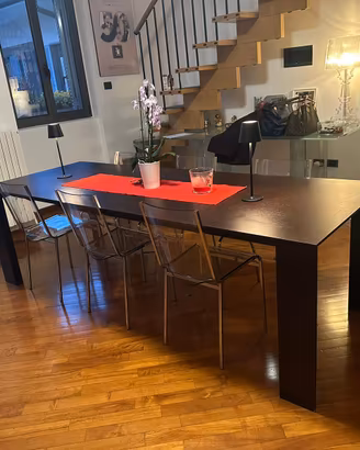 Tavolo 3m legno massello + 6 sedie TOP