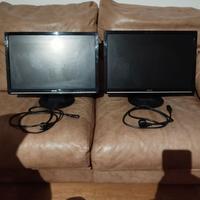 Coppia Monitor ASUS 21" VGA PC