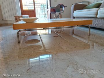 Tavolino  vintage basso  massello marca Giorgetti 