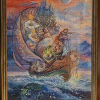 quadro puzzle nave della fantasia
