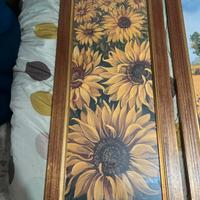 Set 2 quadri con girasoli