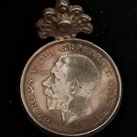 Raro cucchiaio da tè  con croce a 8 Punte 1916.