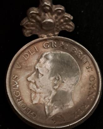 Raro cucchiaio da tè  con croce a 8 Punte 1916.