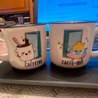 2 tazzine da caffe in porcelana