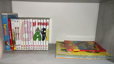 Lotto DVD e Libri Toy Story e Barbapapà