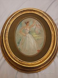Dipinto ballerina di Giovanni Vitti