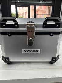 Bauletto X-PLOR 38L top case colore alluminio