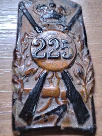 Fregio per Elmetto Adrian 225° Reggimento Fanteria