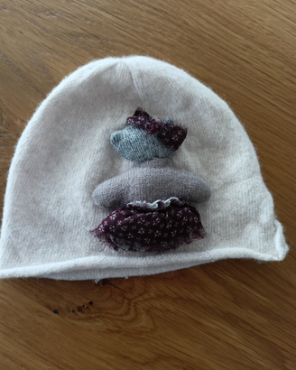 Berretto neonata bambolina "Per Te" nuova