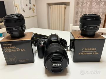 Reflex nikon d3300 + ottiche