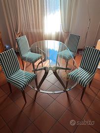 Tavolo Retro Porada di Marconato - Zappa + 4 sedie