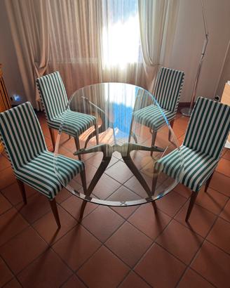 Tavolo Retro Porada di Marconato - Zappa + 4 sedie