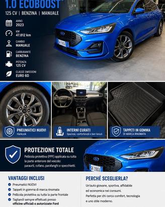 Ford focus st line X - 2023 - tagliando Ford - PPF