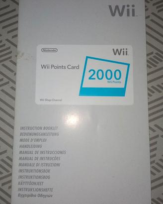 Wii Points Card