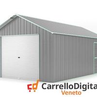 Baracca cantiere 438x724 saracinesca grigio chiaro