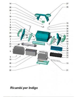 Zodiac Indigo-Voyager-R2 parti di ricambio