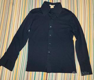 Camicia blu manica lunga Nara Camicie