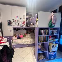 Cameretta completa con 2 letti e armadio