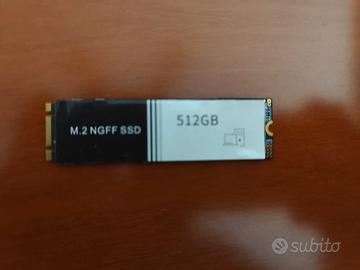 SSD M.2 SATA NGFF 512GB 2280 DISCO STATO SOLIDO