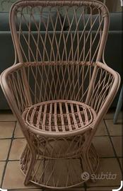Sedia in bambù anni 50
