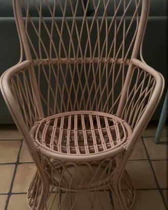 Sedia in bambù anni 50