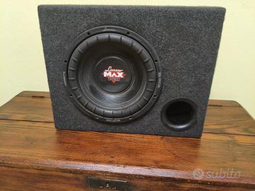 Subwoofer da 25 ..1200 Watts con anesss cassa bass